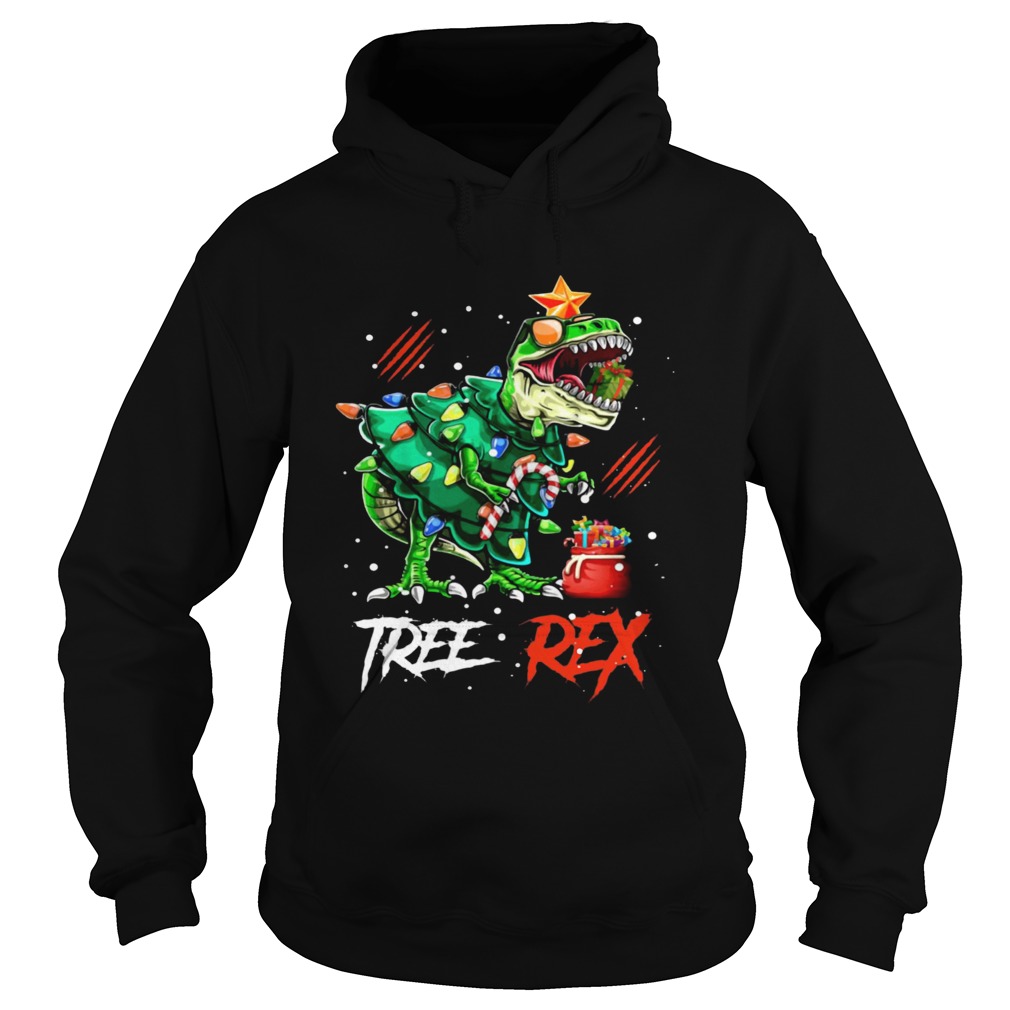 Tree Rex Dinosaur Christmas Tree Costume Hoodie