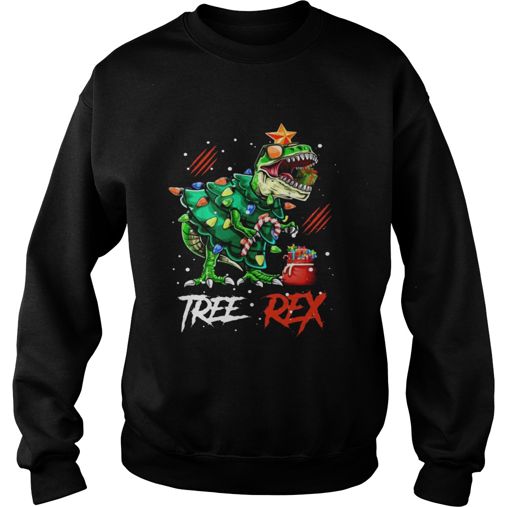 Tree Rex Dinosaur Christmas Tree Costume Sweatshirt