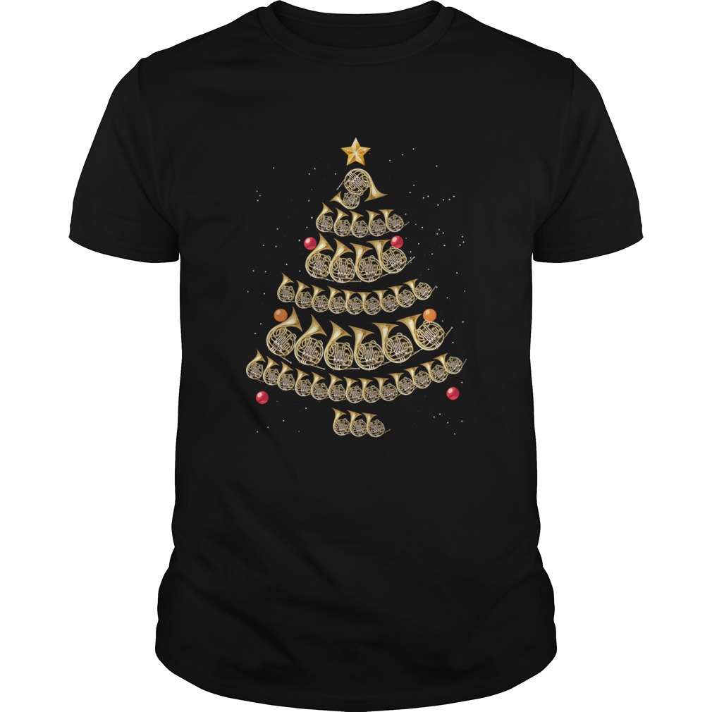 Trumpet Christmas tree shirt