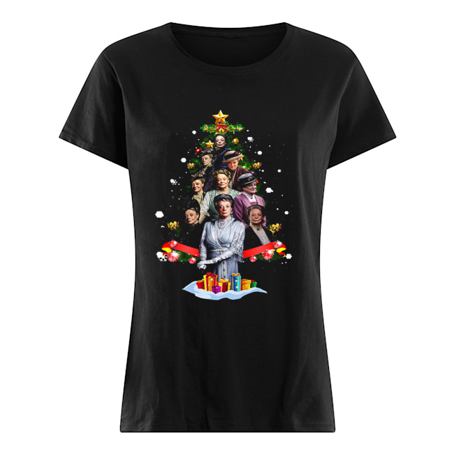 Violet Crawley Downton Abbey Christmas Tree Shirt Classic Women's T-shirt