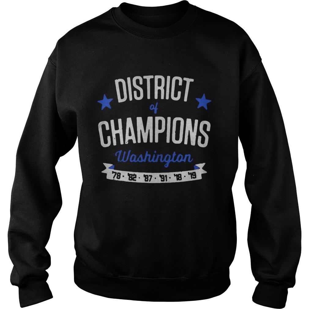 Washington District of Champions Sweatshirt
