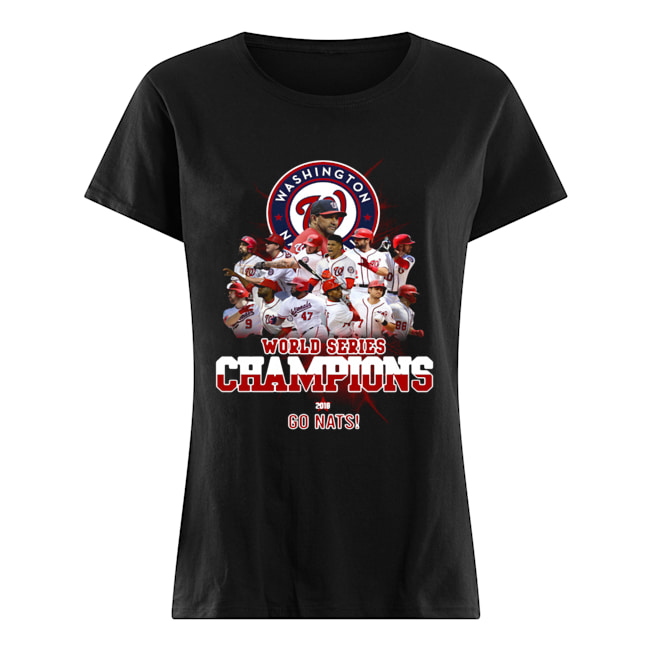 Washington Nationals 2019 World Series Champions Go Nats Classic Women's T-shirt
