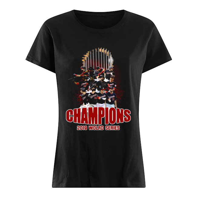 Washington Nationals Baseball 2019 World Series Champions Classic Women's T-shirt