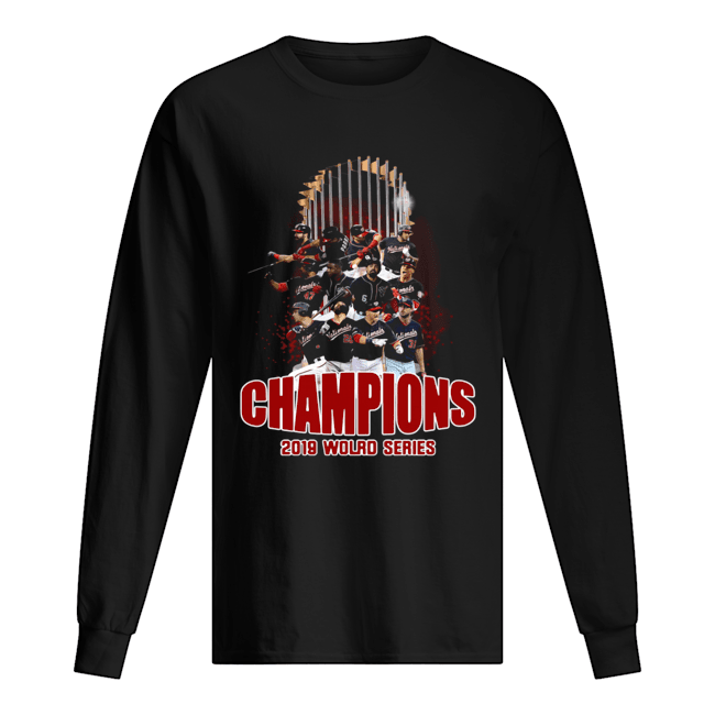 Washington Nationals Baseball 2019 World Series Champions Long Sleeved T-shirt 