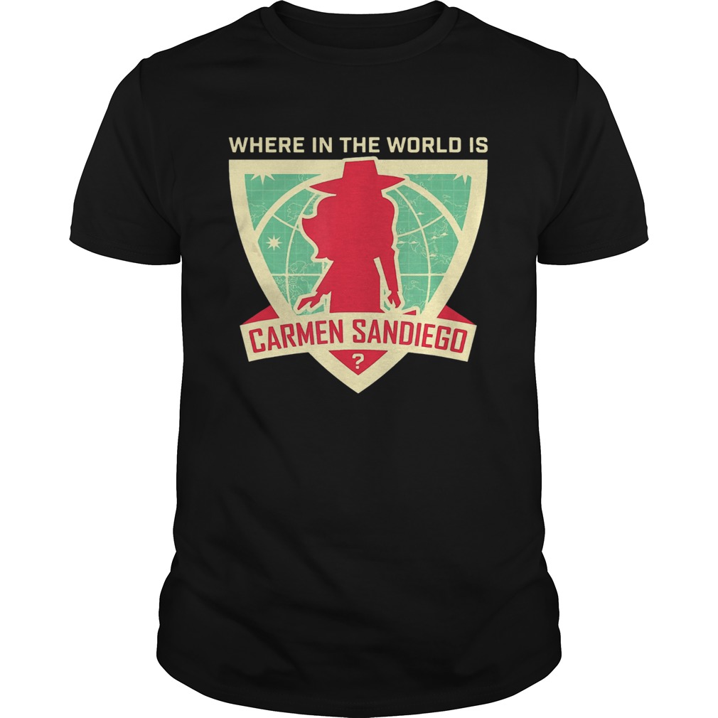 Where In The World Is Carmen Sandiego shirt