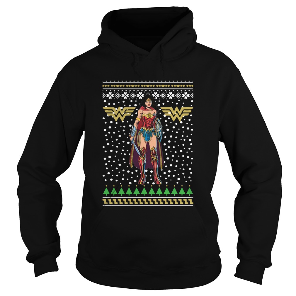 Wonder Woman Ugly Christmas Hoodie