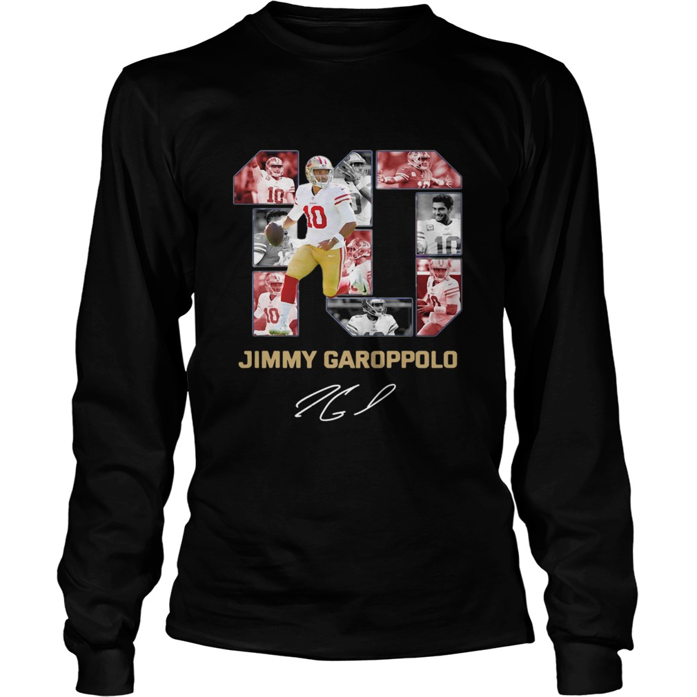 10 Jimmy Garoppolo San Francisco 49ers Signature LongSleeve