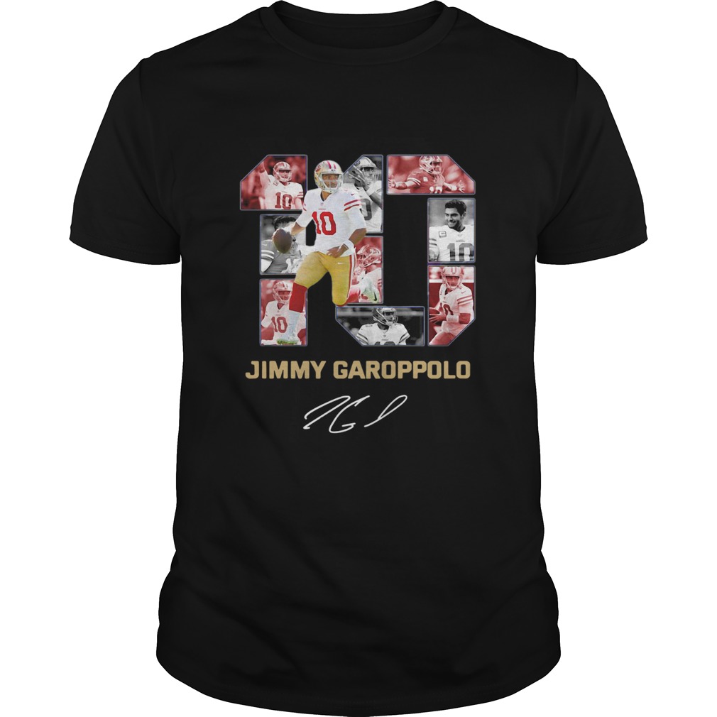 10 Jimmy Garoppolo San Francisco 49ers Signature shirt