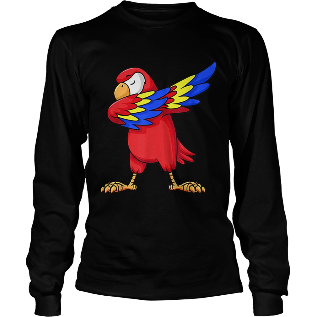 1575342949Parrot Dabbing for kids birthday party gift Family Christmas LongSleeve