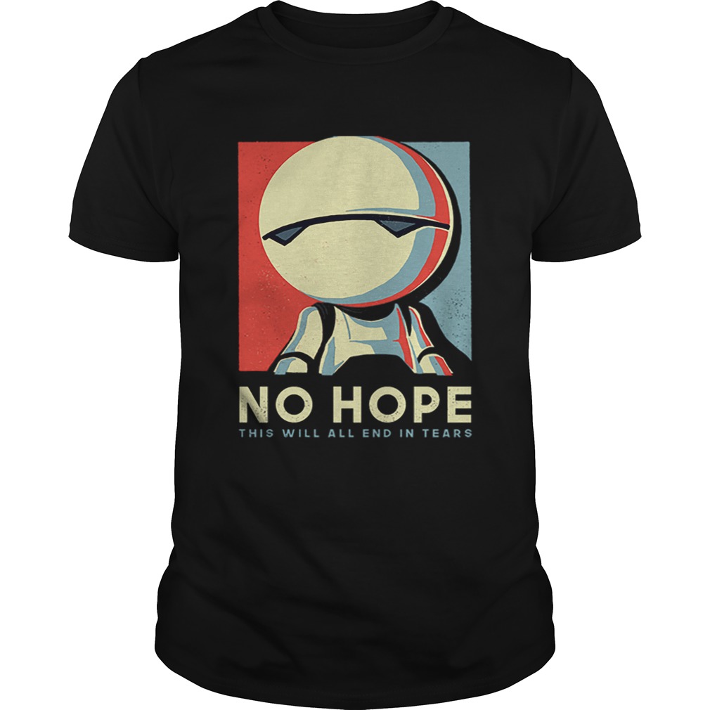 Android Marvin no hope this will all end in tears art shirt