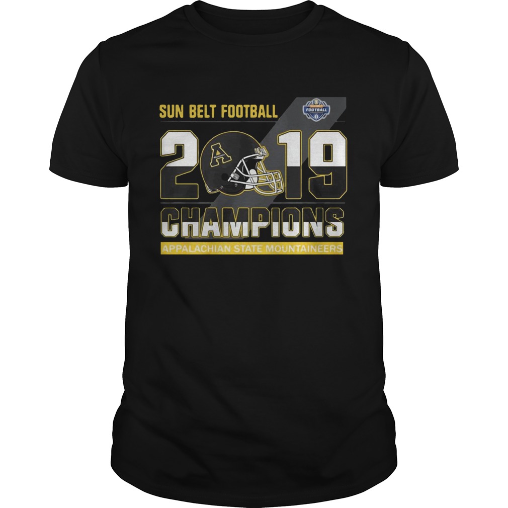 Appalachian State Mountaineers sun belt football champions shirt