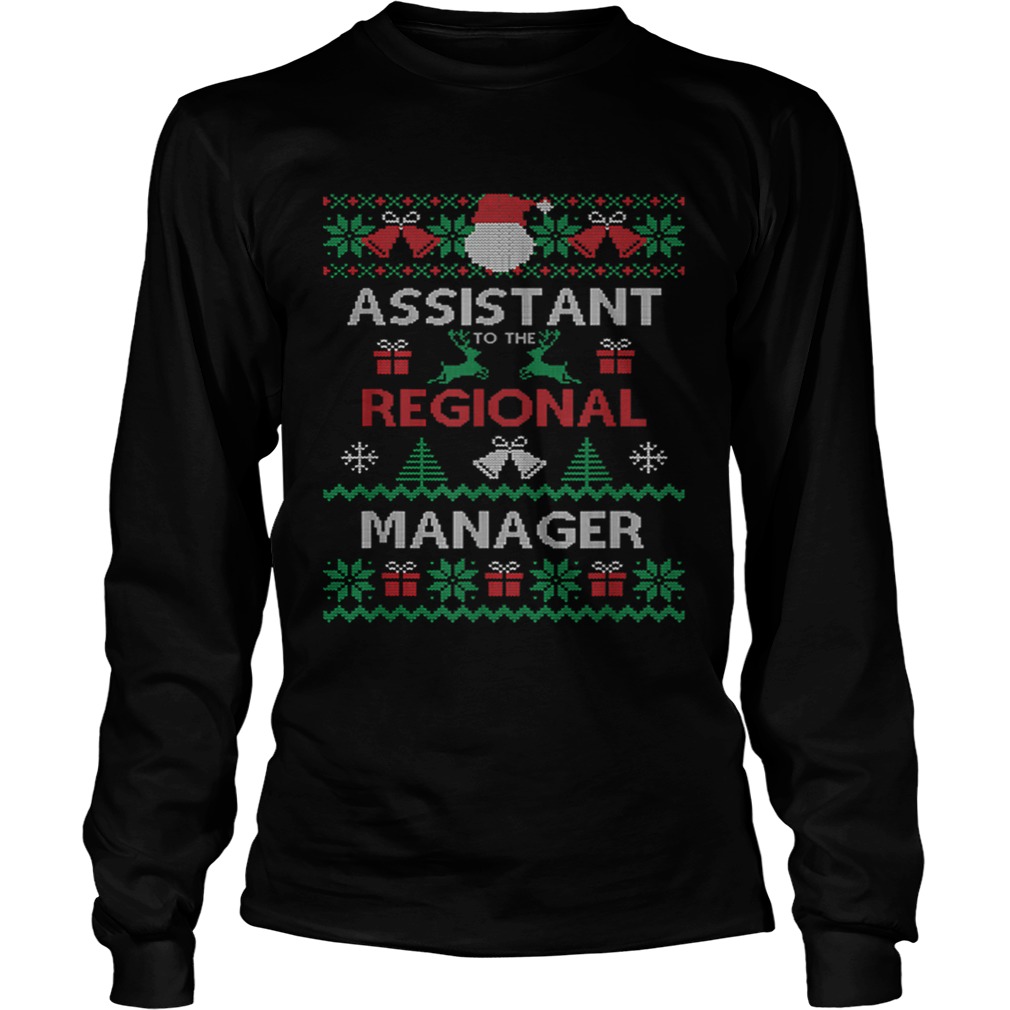 Assistant To The Regional Manager Ugly Christmas LongSleeve
