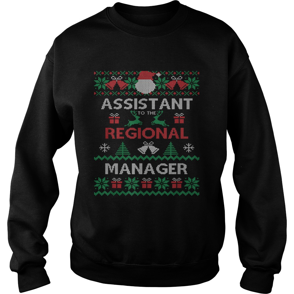 Assistant To The Regional Manager Ugly Christmas Sweatshirt