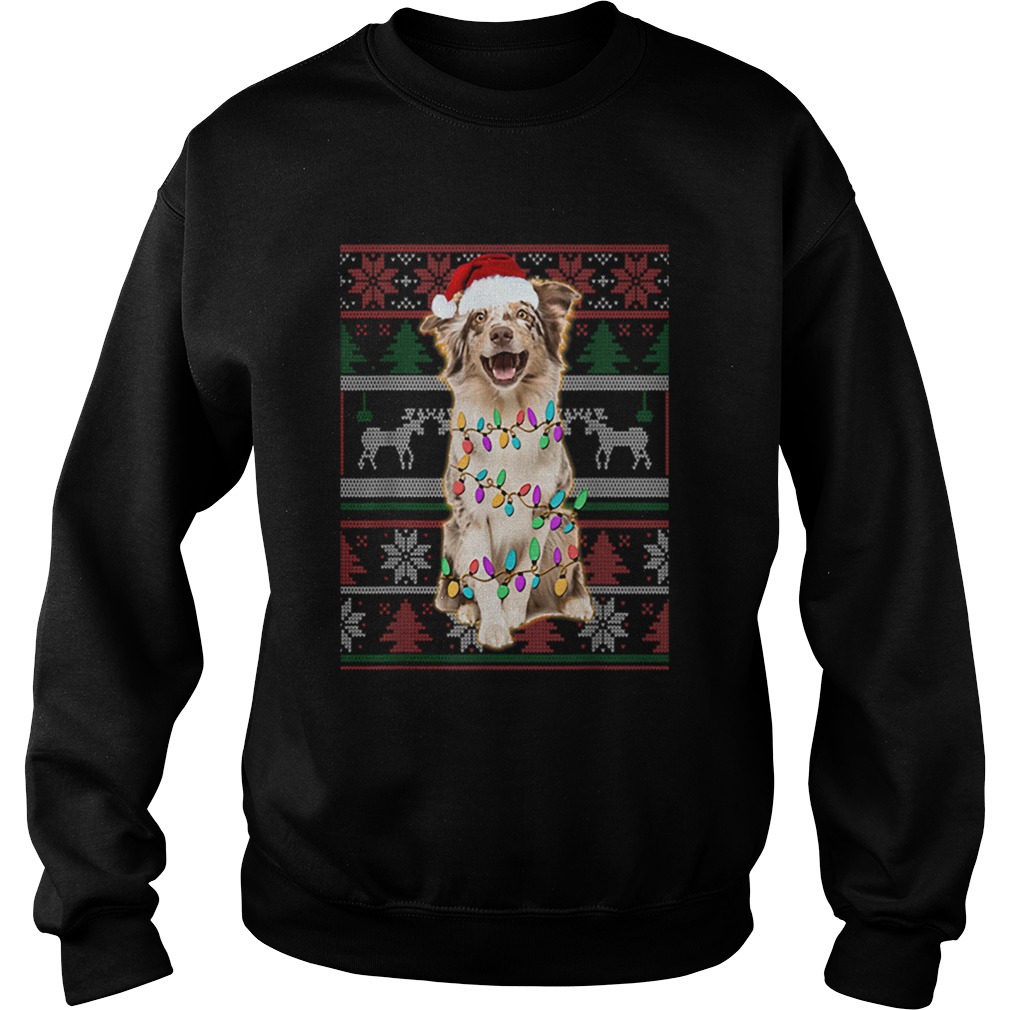 Australian Shepherd Ugly Sweater Christmas Sweatshirt