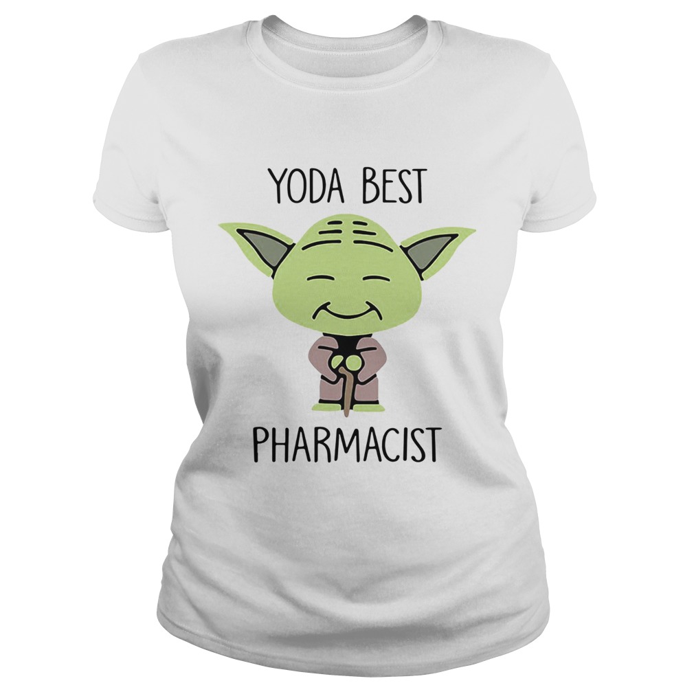 Baby Yoda Best Pharmacist Classic Ladies