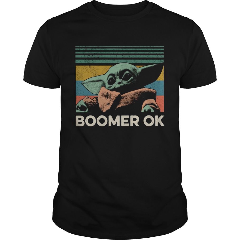 Baby Yoda Boomer Ok Vintage shirt