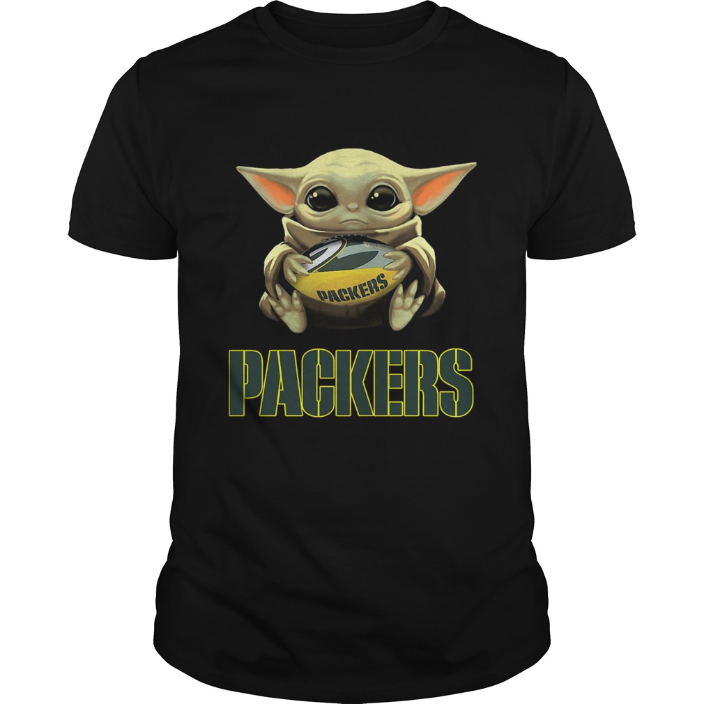 Baby Yoda Hug Green Bay Packers shirt