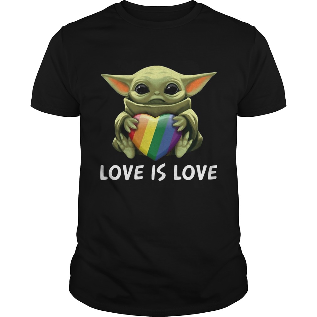 Baby Yoda Love Is Love shirt