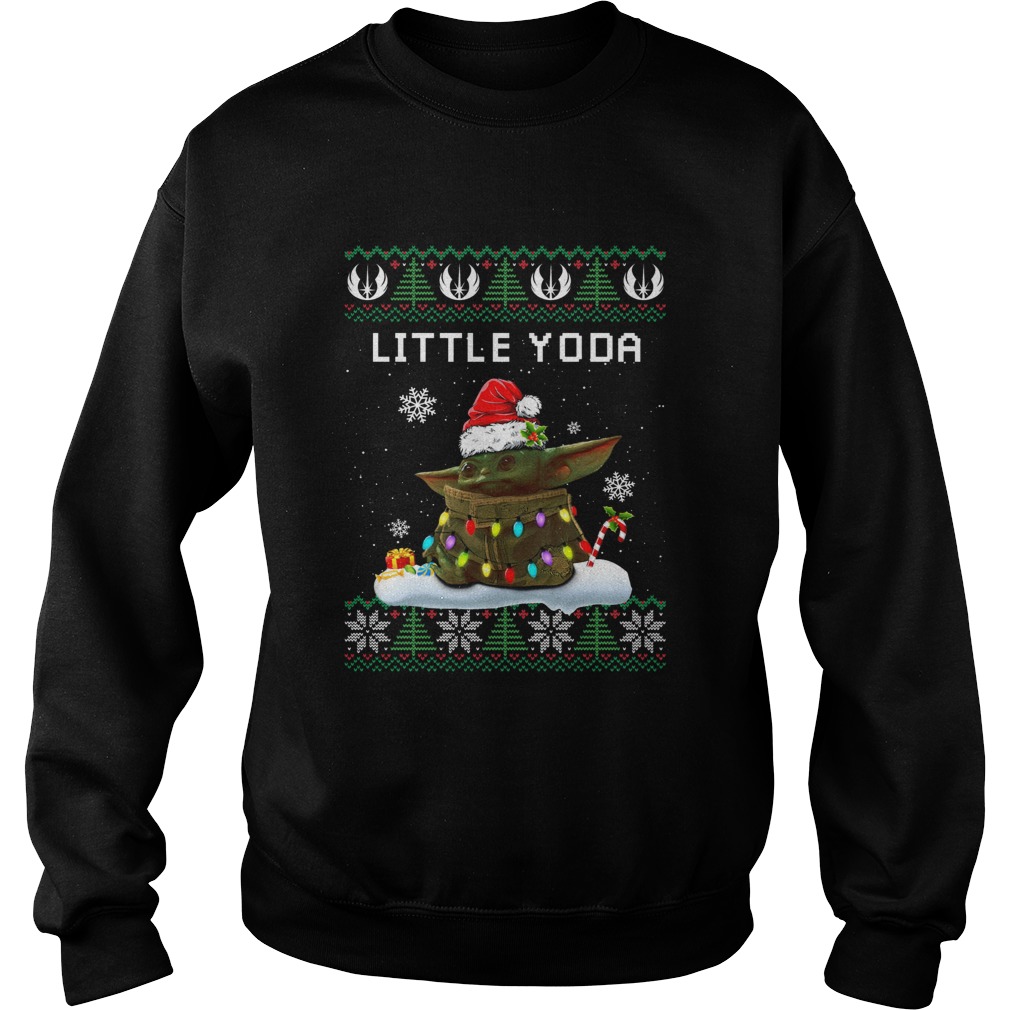Baby Yoda Santa Little Yoda Ugly Christmas Sweatshirt