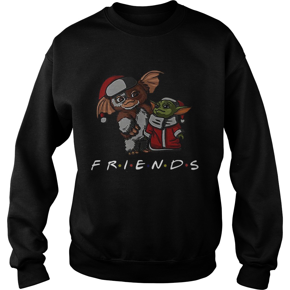 Baby Yoda and Baby Gizmo Santa Friends Christmas Sweatshirt