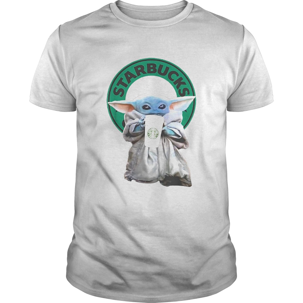 Baby Yoda Drinking Starbucks Star Wars Shirt