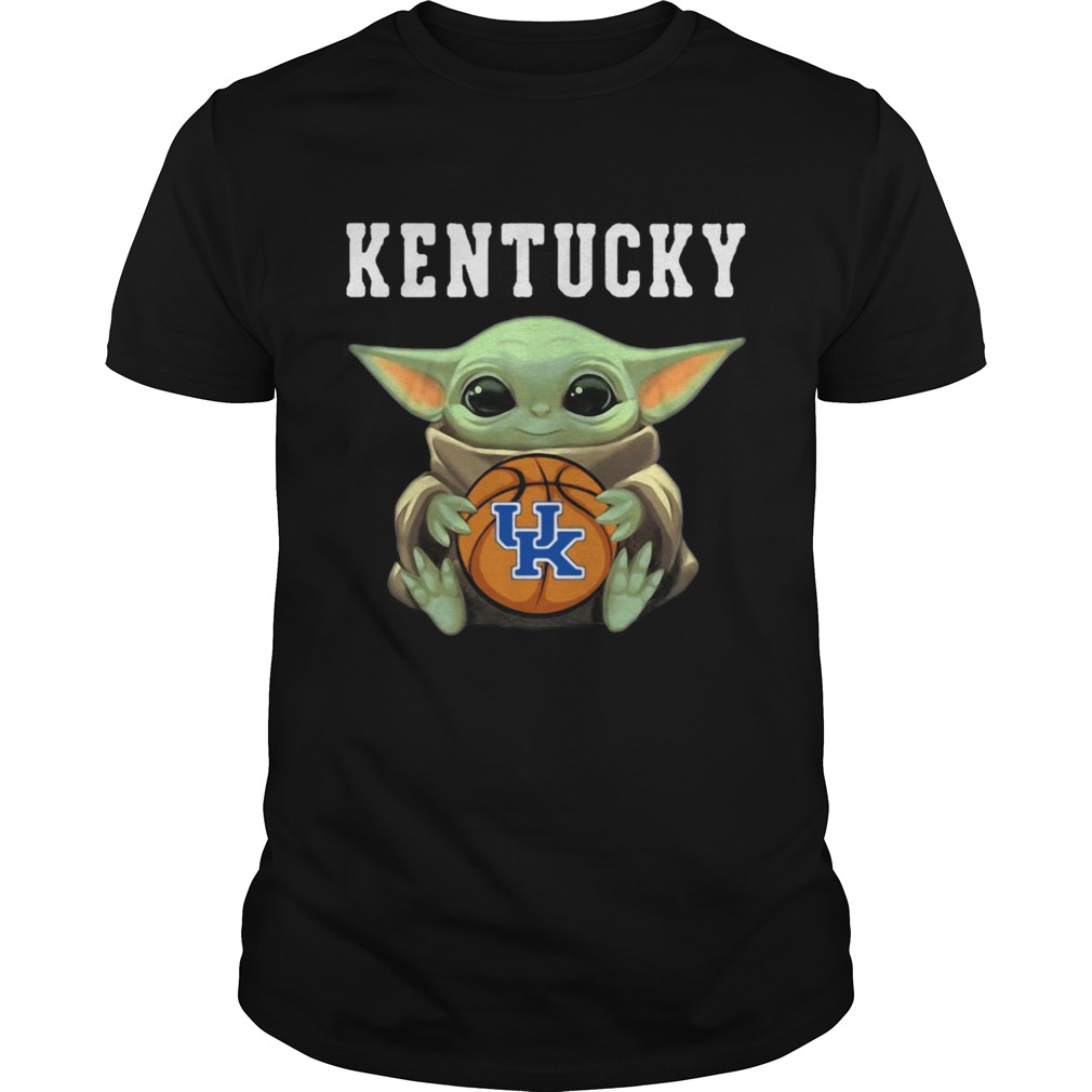 Baby Yoda hug Kentucky Wildcats Star Wars shirt