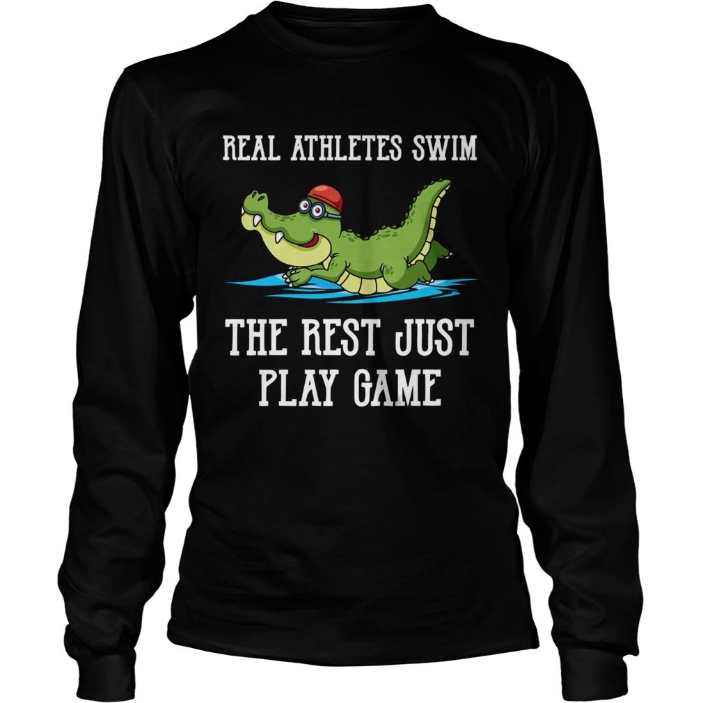Baby crocodile Real Athletes Swim The First Just Play Game LongSleeve
