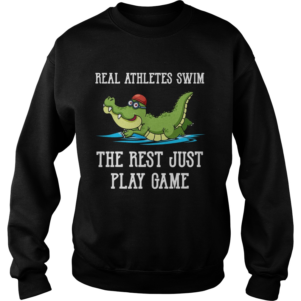 Baby crocodile Real Athletes Swim The First Just Play Game Sweatshirt