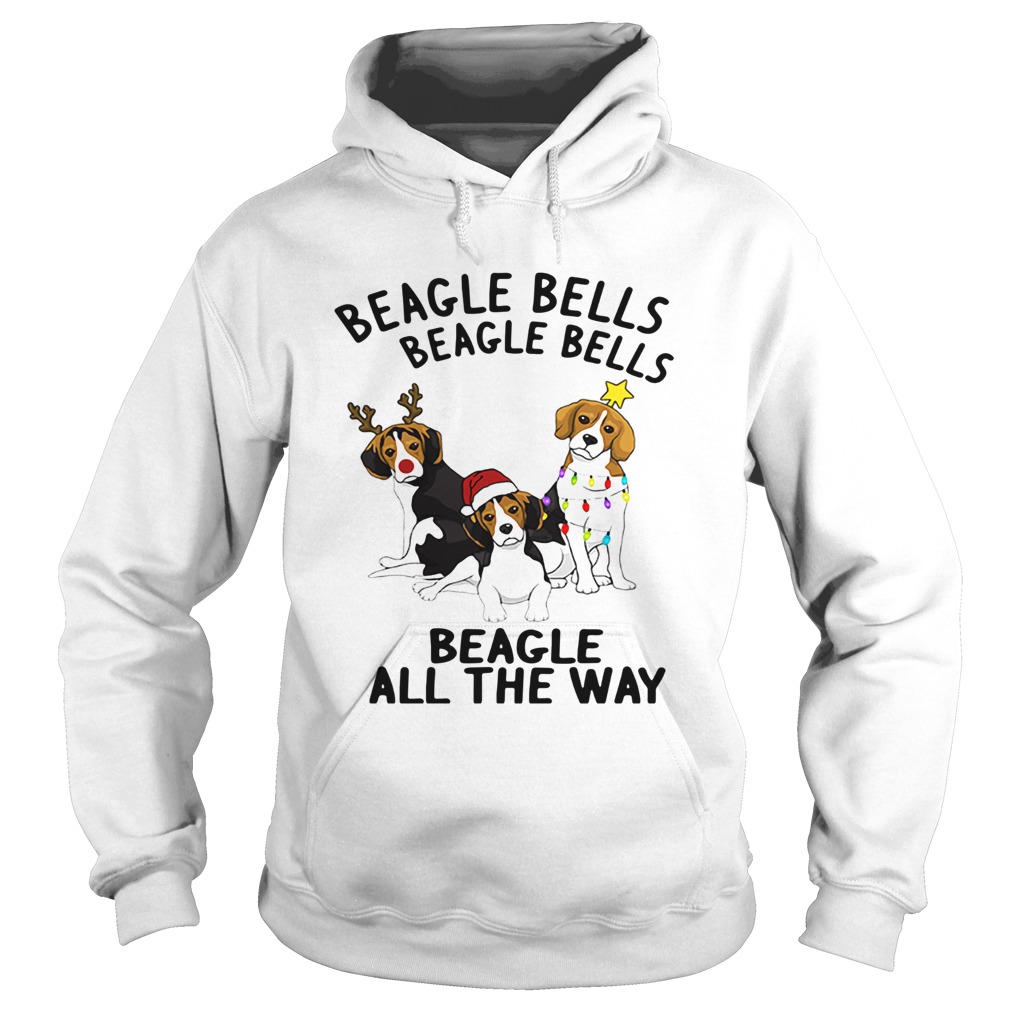 Beagle Bells Beagle All The Way Christmas Hoodie