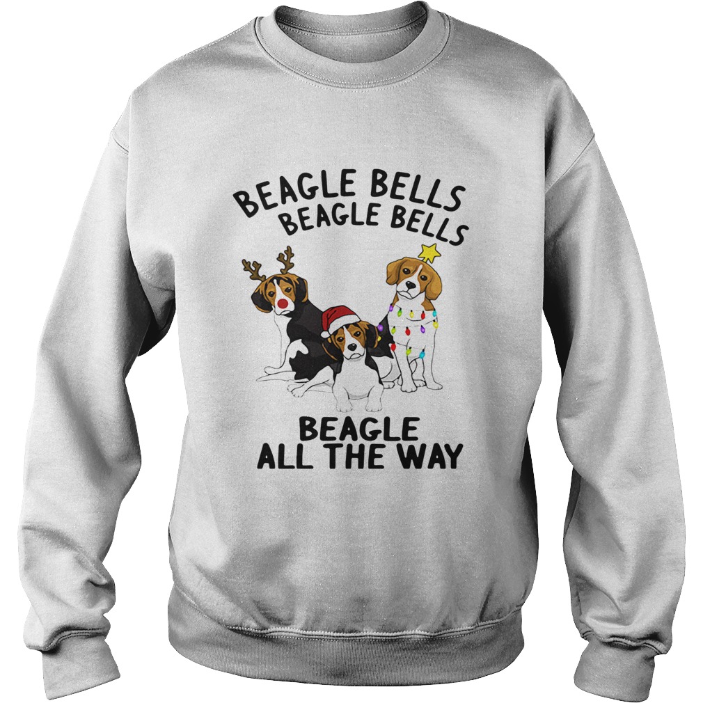 Beagle Bells Beagle All The Way Christmas Sweatshirt