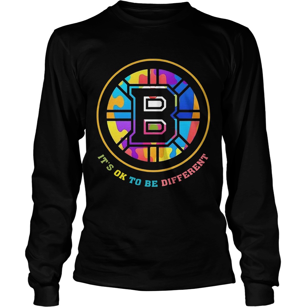 Boston Bruins Its Ok To Be Different LongSleeve