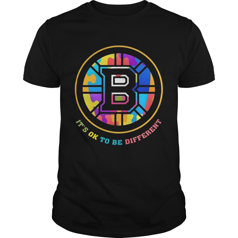 Boston Bruins Its Ok To Be Different Shirt