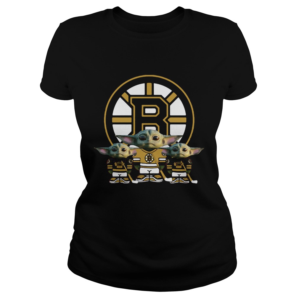 Boston Bruins logo baby Yoda Classic Ladies