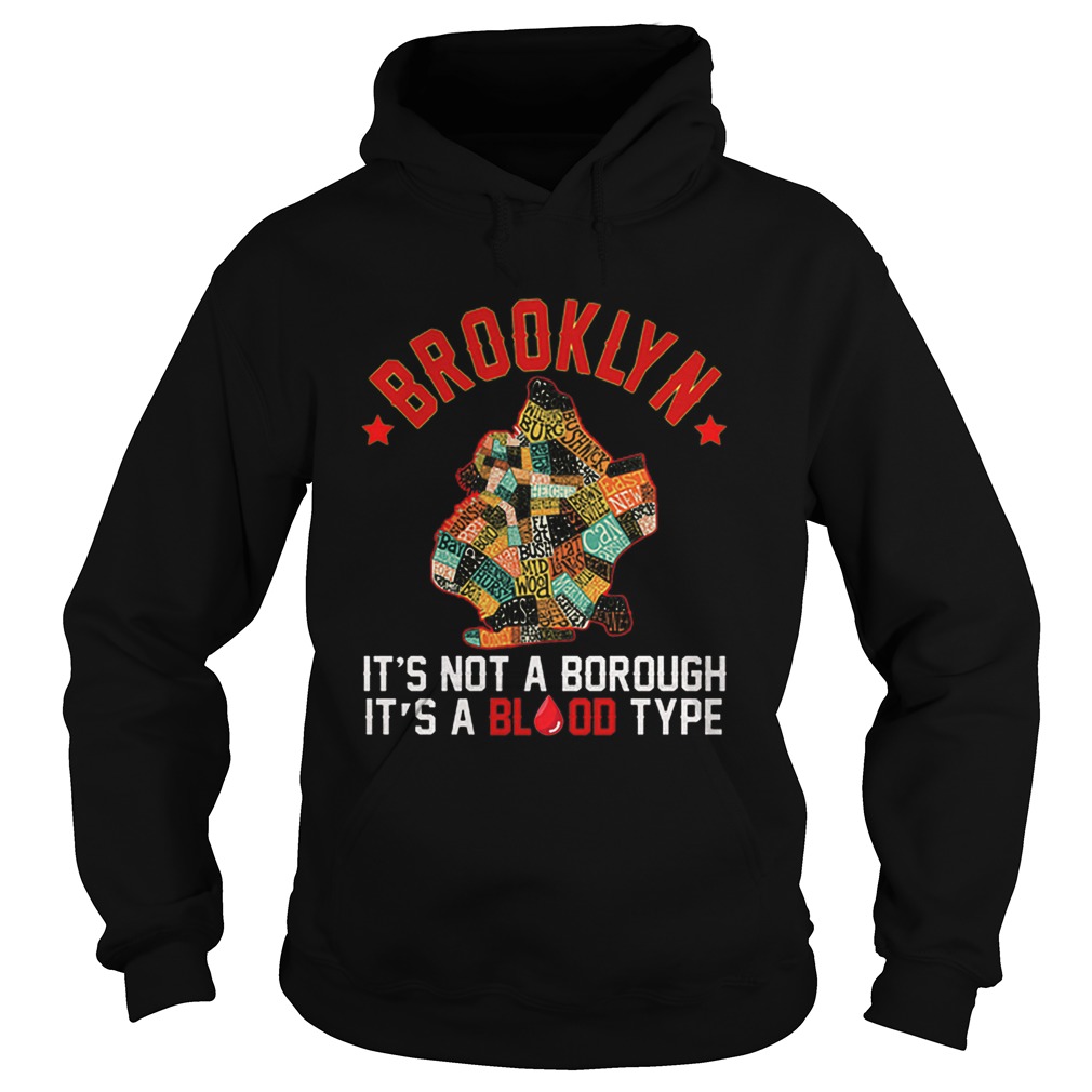 Brooklyn its not a borough its a blood type Hoodie