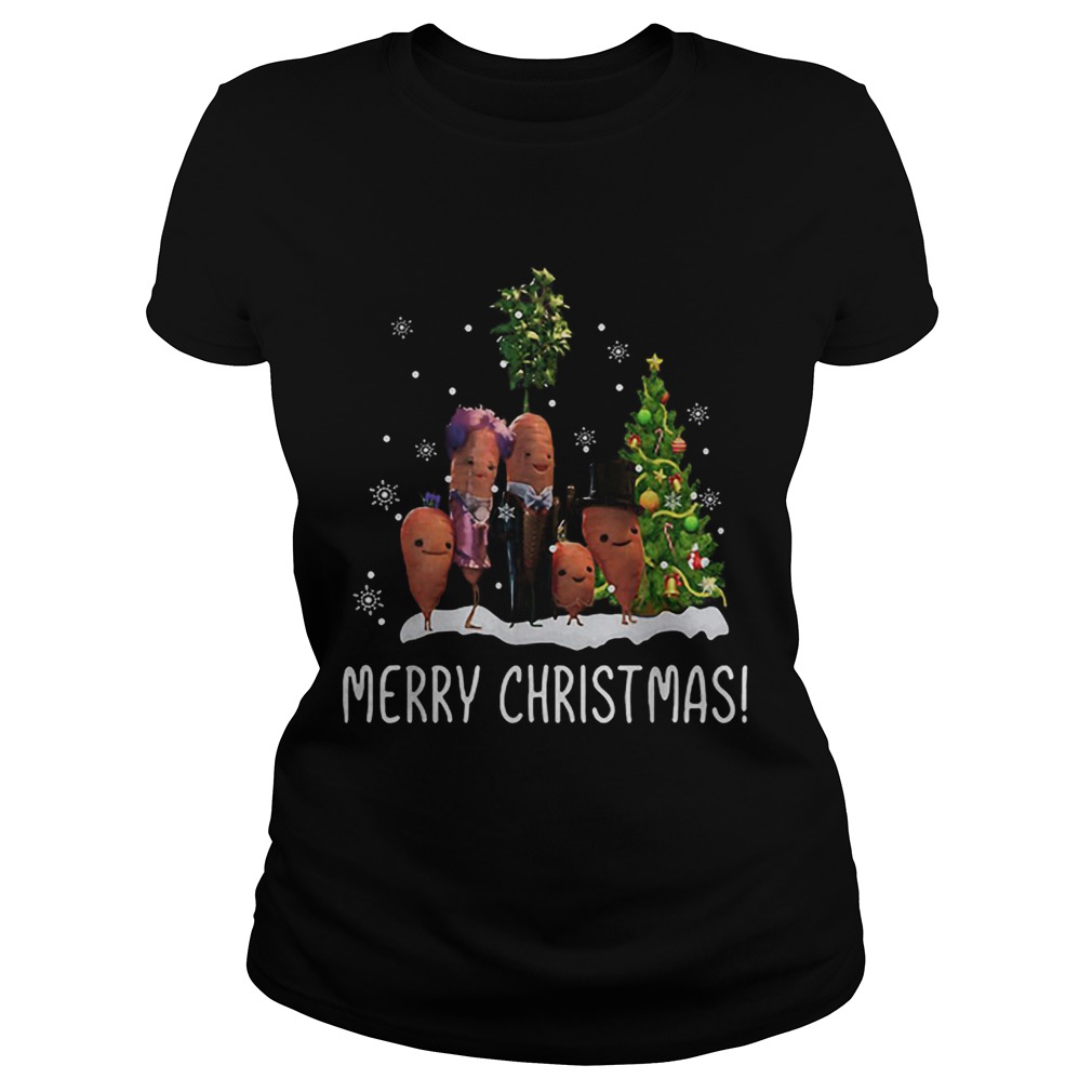 Carrots family Merry Christmas Classic Ladies