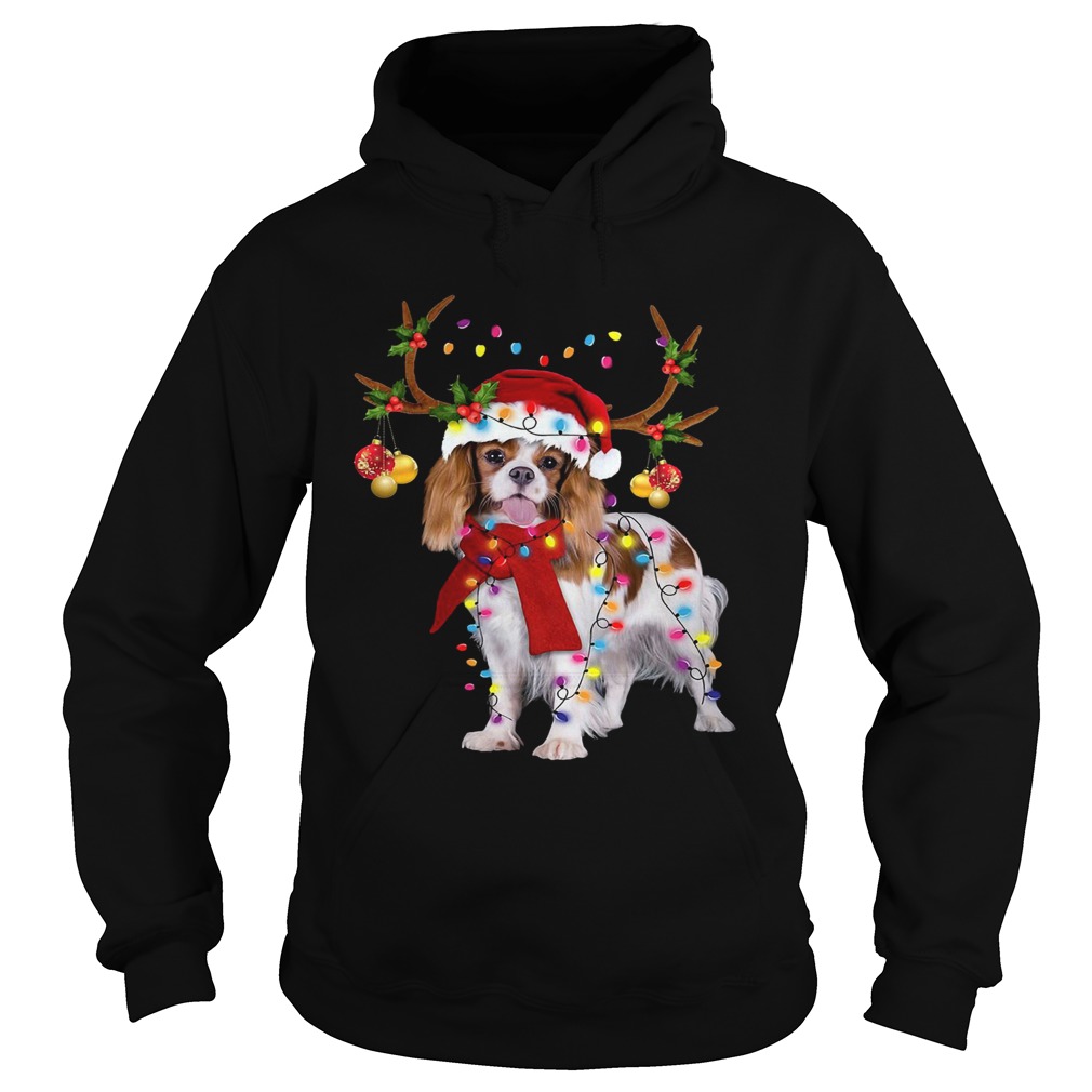 Cavalier King Gorgeous Reindeer Christmas Hoodie