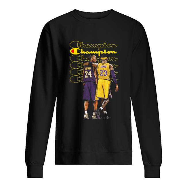 Champion Kobe Bryant and Lebron James Unisex Sweatshirt