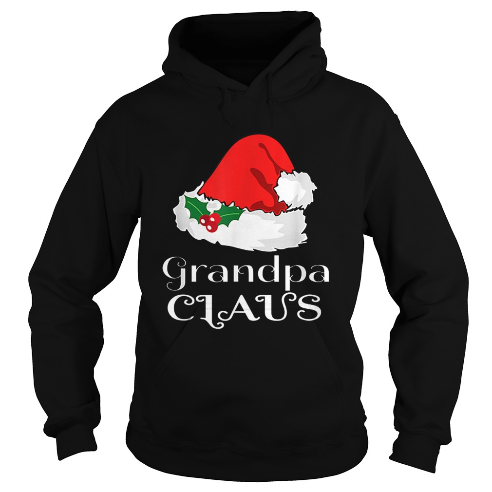Christmas Grandpa Claus Matching Pajama Mens Santa Hat Xmas Hoodie