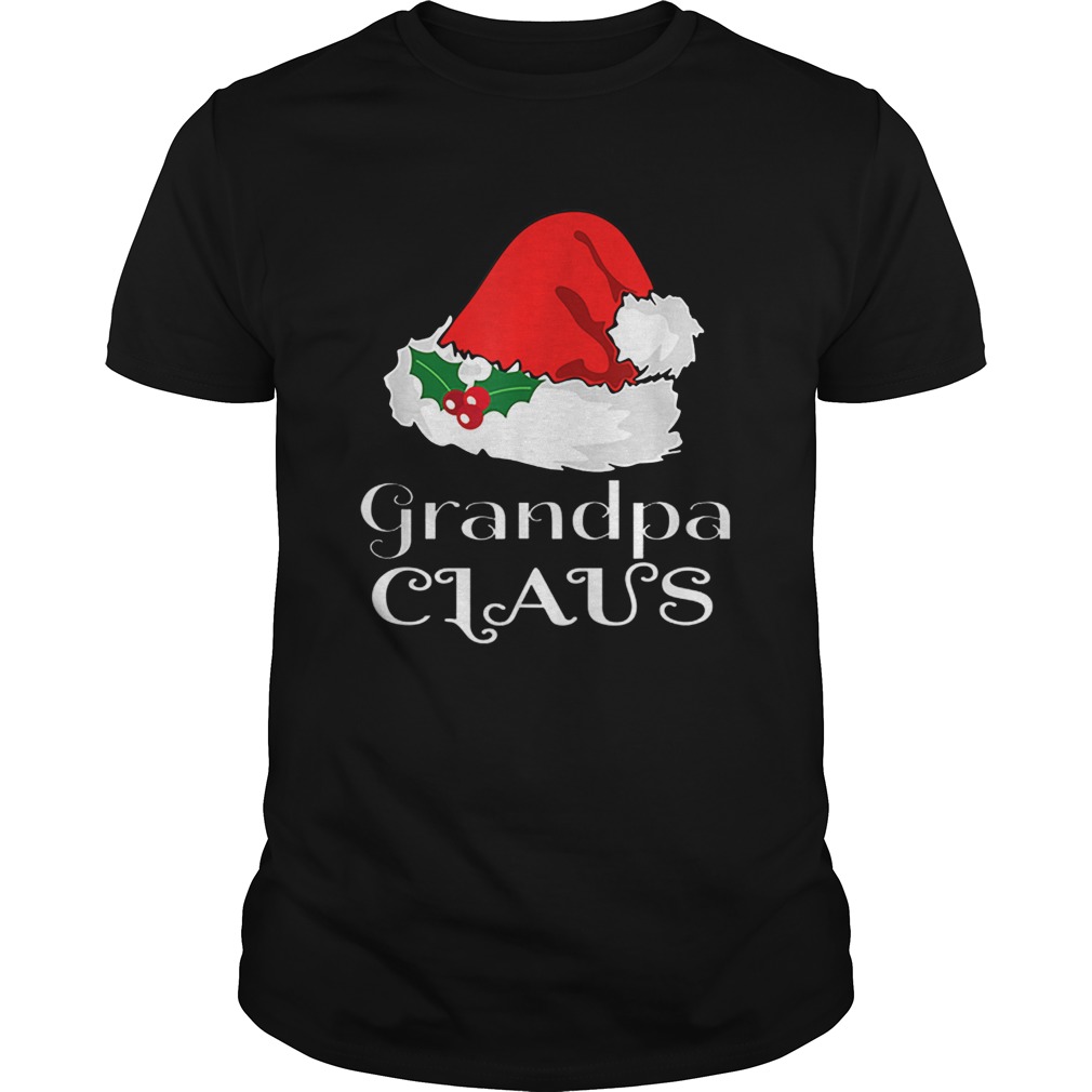 Christmas Grandpa Claus Matching Pajama Mens Santa Hat Xmas shirt