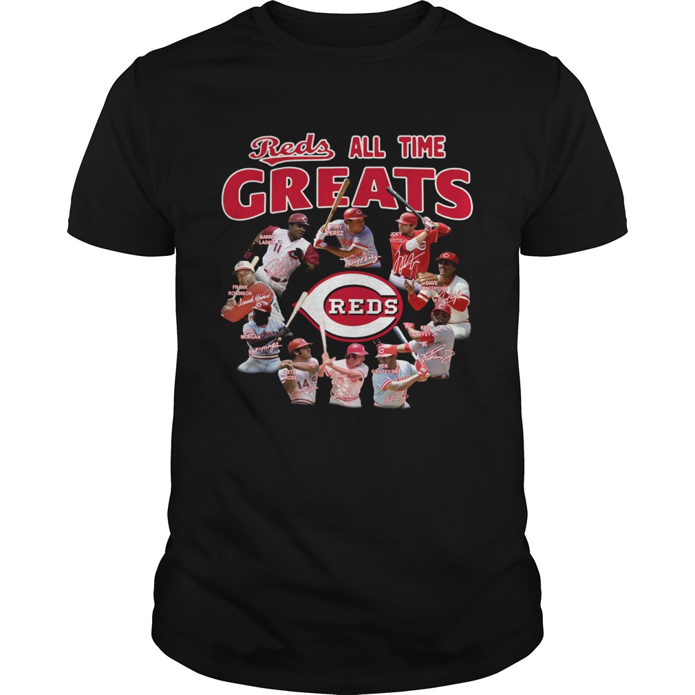 Cincinnati Reds Alltime Greats Players Signatures shirt