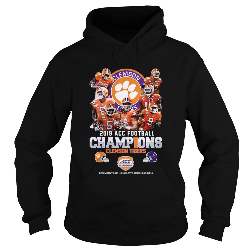 Clemson Tigers 2019 ACC Football Champions Hoodie