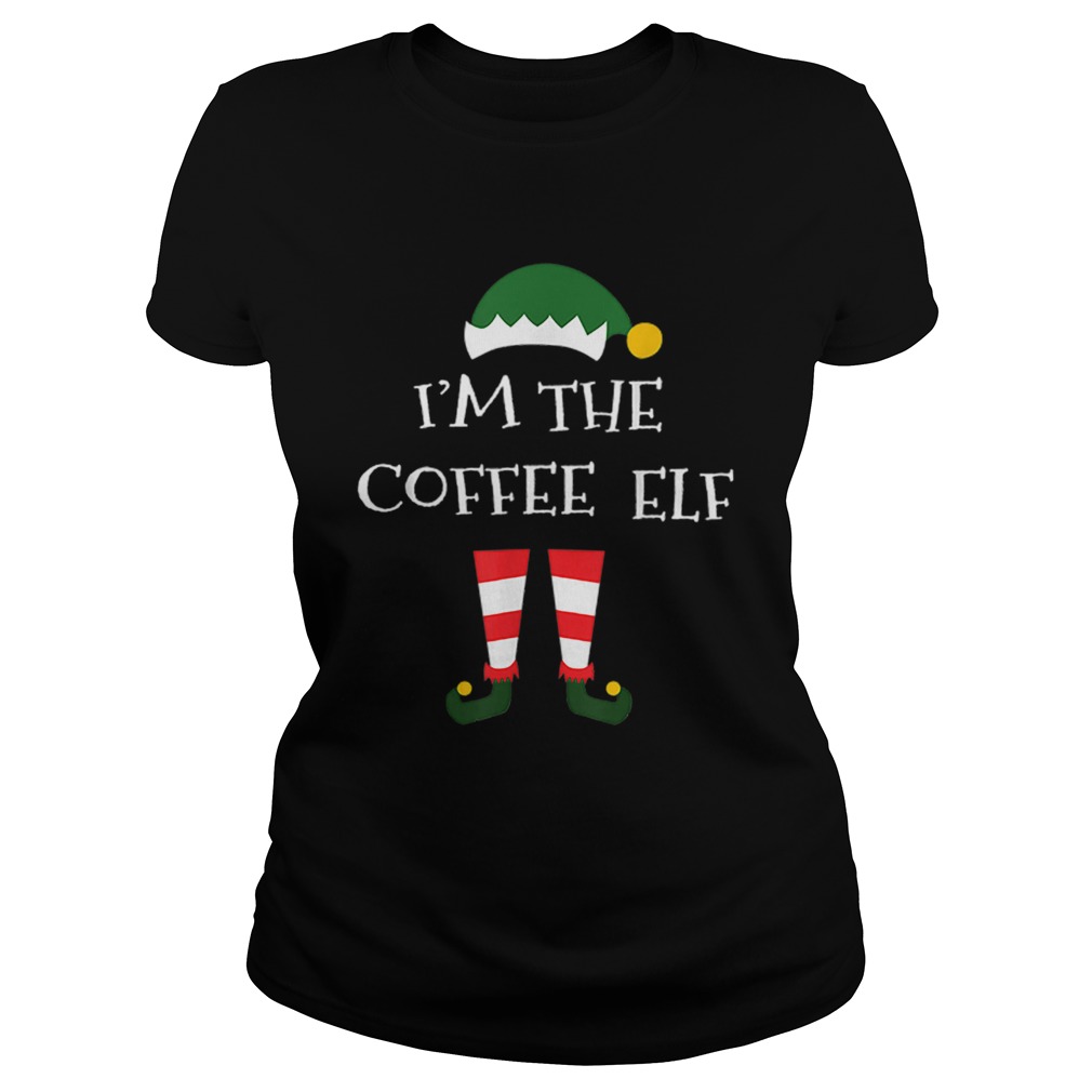 Coffee Elf Gift Funny Matching Family Group Christmas Classic Ladies