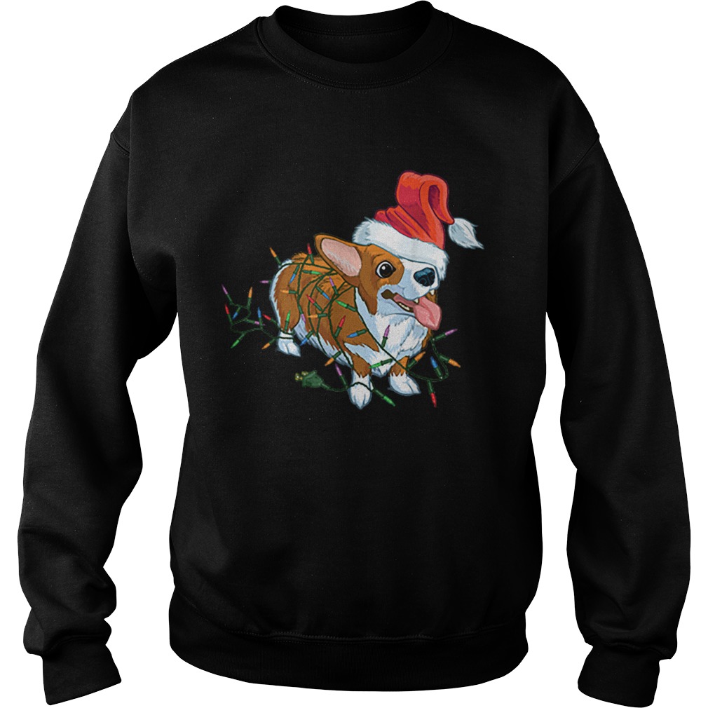 Corgi Dogs Tree Christmas Sweatshirt