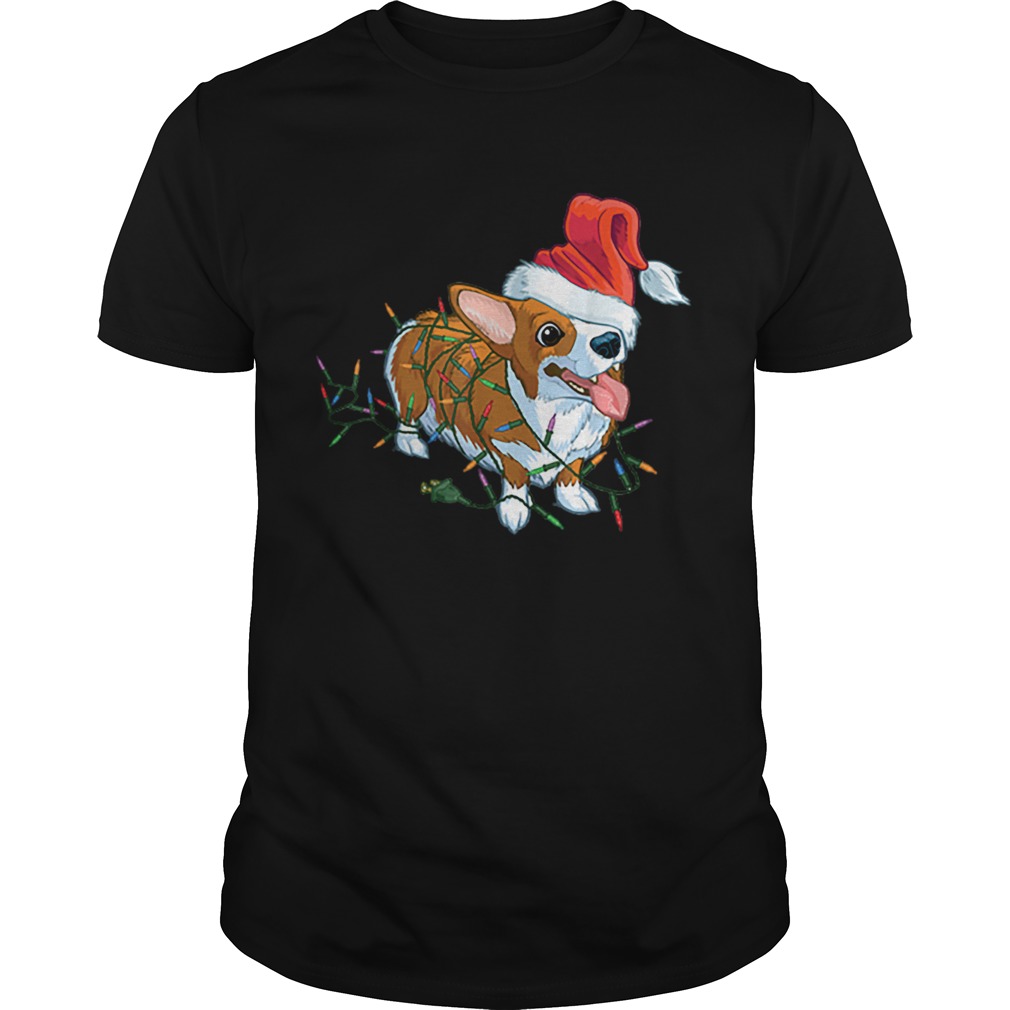 Corgi Dogs Tree Christmas shirt