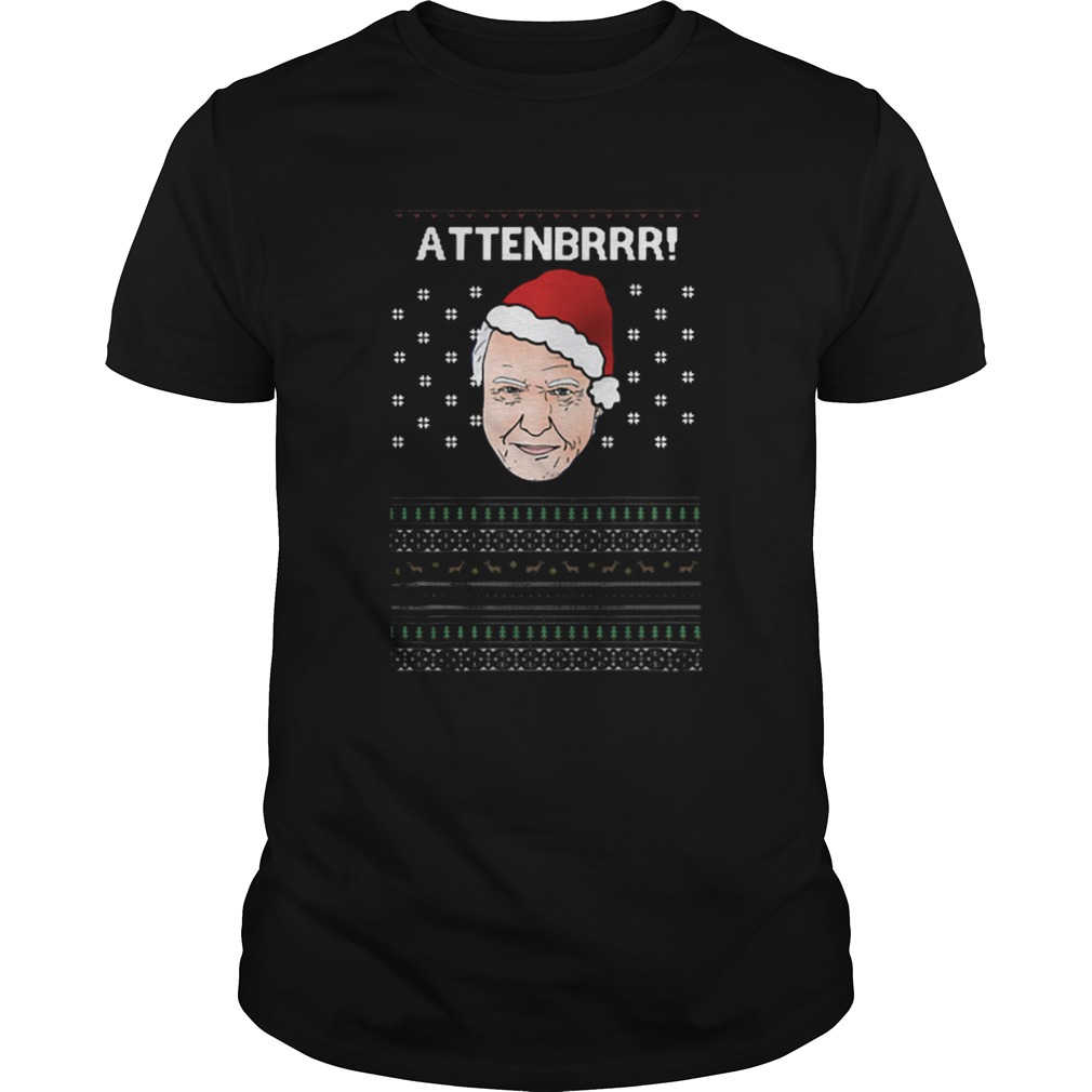 David Attenborough Attenbrrr Ugly Christmas Shirt