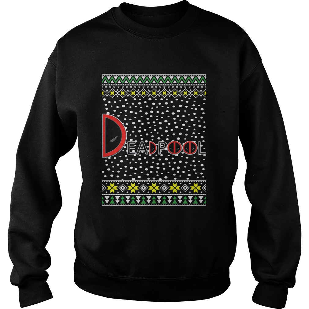 Deadpool Logo Ugly Christmas Sweatshirt