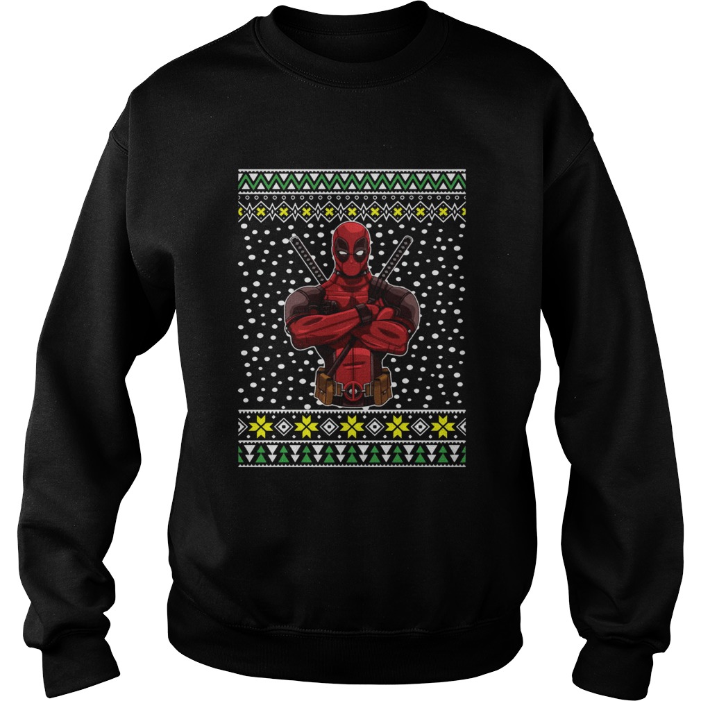 Deadpool Ugly Christmas Sweatshirt