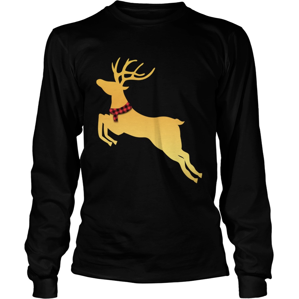 Deer Chrismas Gold LongSleeve