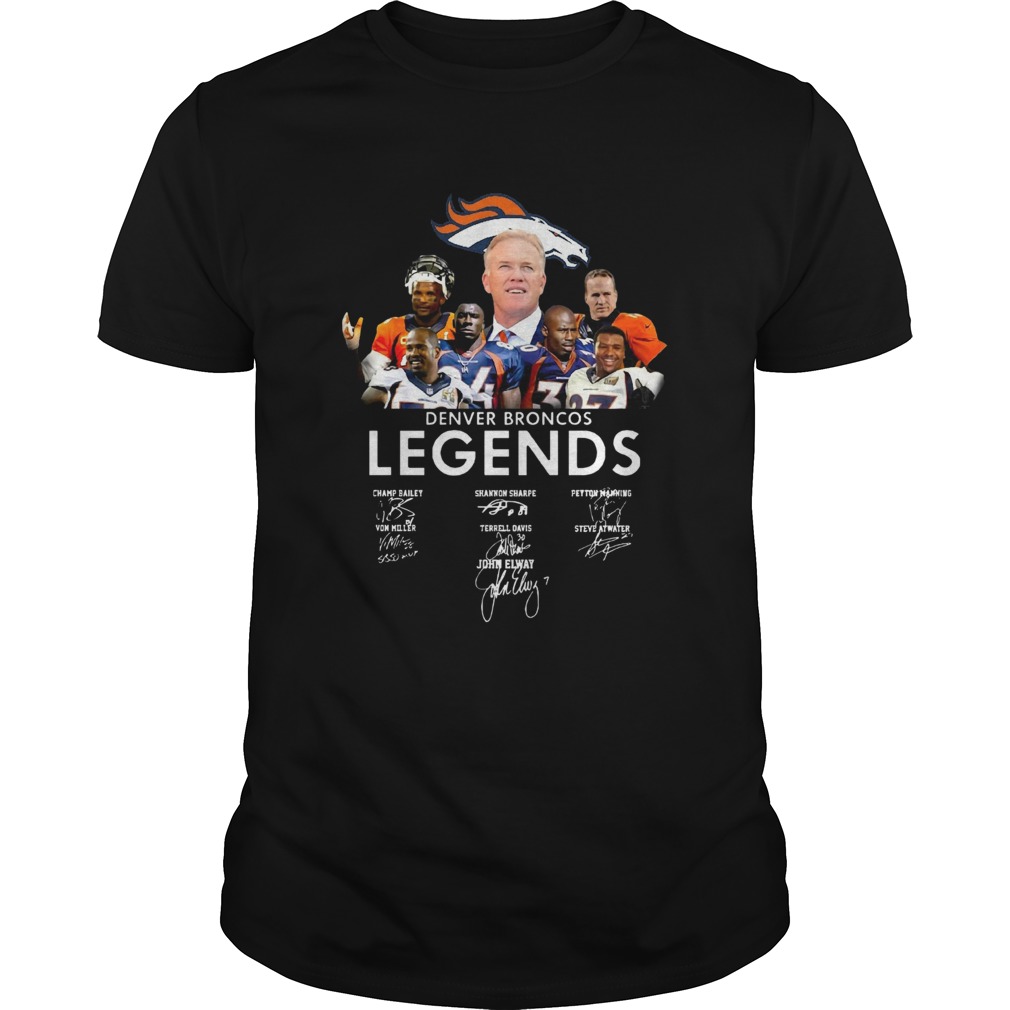 Denver Broncos Legend Signatures shirt