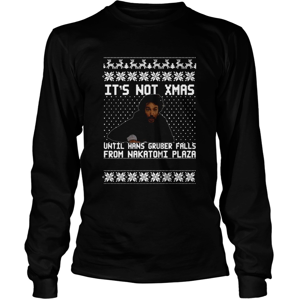 Die Hard Its Not Christmas Until You See Hans Gruber Ugly shirt - Trend ...